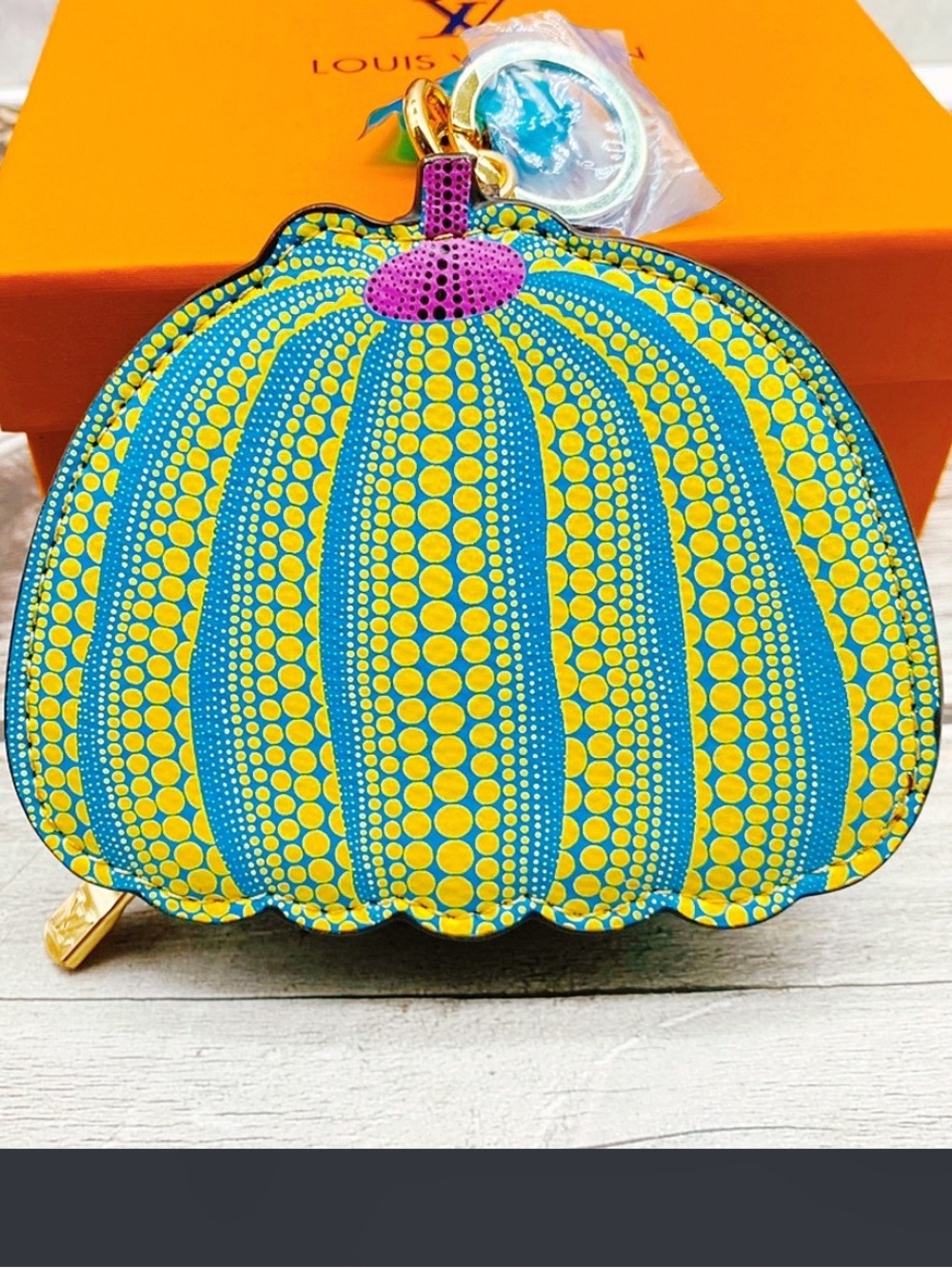 🎃 Louis. Vuitton. Limited Edition YK Pumpkin Zipper Coin Purse 👜